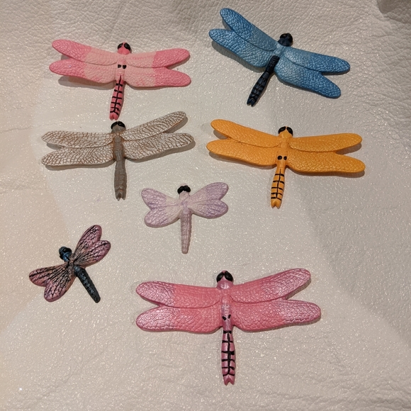 Unbranded Other - 7 Pc Ceramic Dragonfly